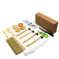 Meilleur kit de bricolage de fabrication de sushis maison avec tapis et outils